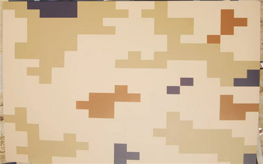 青岛荒漠迷彩漆喷涂